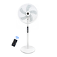Livista Statiefventilator - Met Afstandsbediening - Staande Ventilator - 112 cm Hoog - 8 Snelheden - Timer - 90° Oscillerend - 40° Kantelbaar - Wit