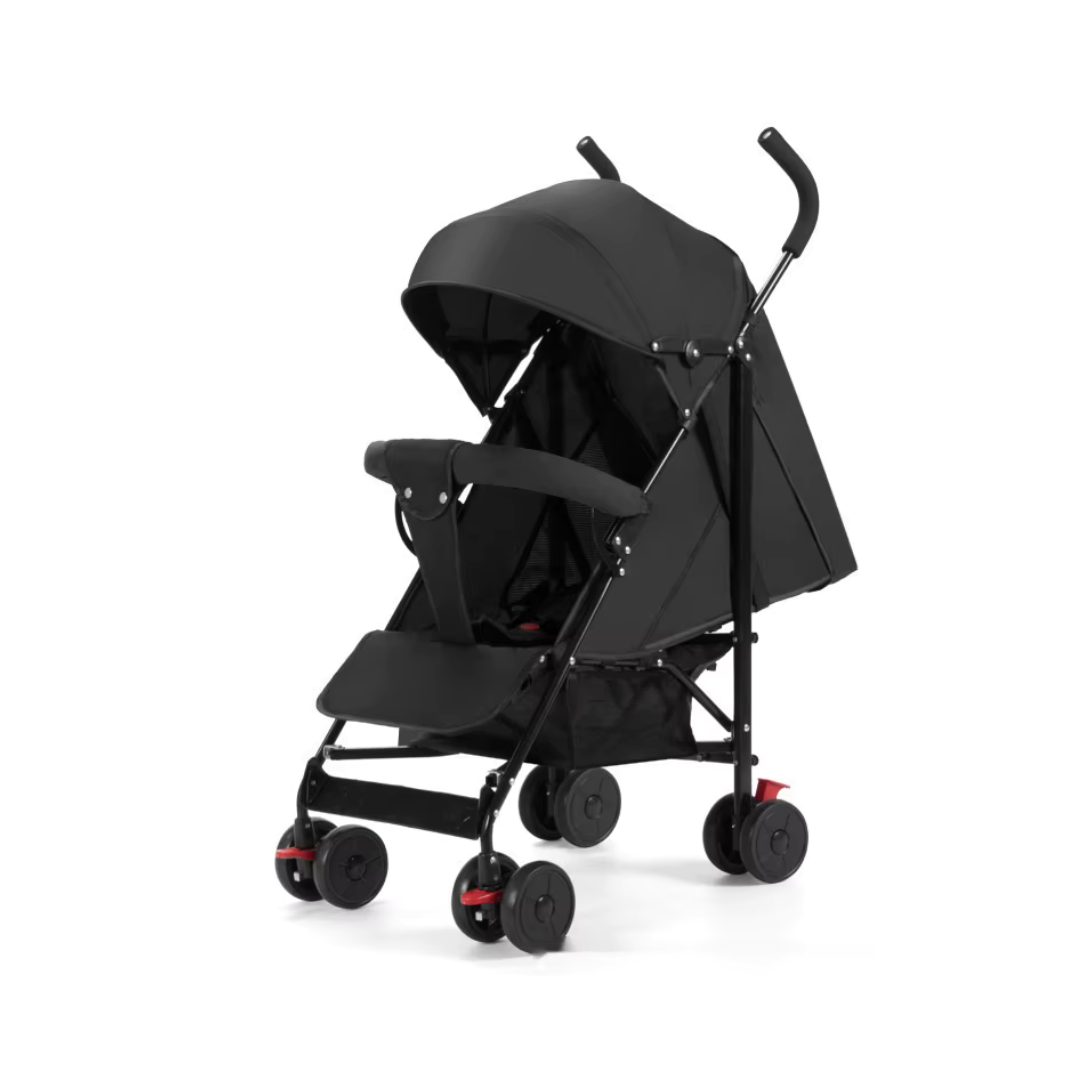 Livista Lichtgewicht Kinderwagen Buggy – Verstelbare Rugleuning 95°-175° – Compact en Comfortabel – 6-36 Maanden – Max. 15 kg– Zwart