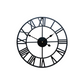 Livista® - Wandklok van Hoge Kwaliteit – Industriële Stijl – Moderne Klok – Stille Uurwerk – Diameter 40 cm – Metaal – Zwart