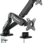 Truskore Dubbele Monitor arm - Monitor Beugel voor 13-32 Inch - Verstelbaar - Universeel - Zwart