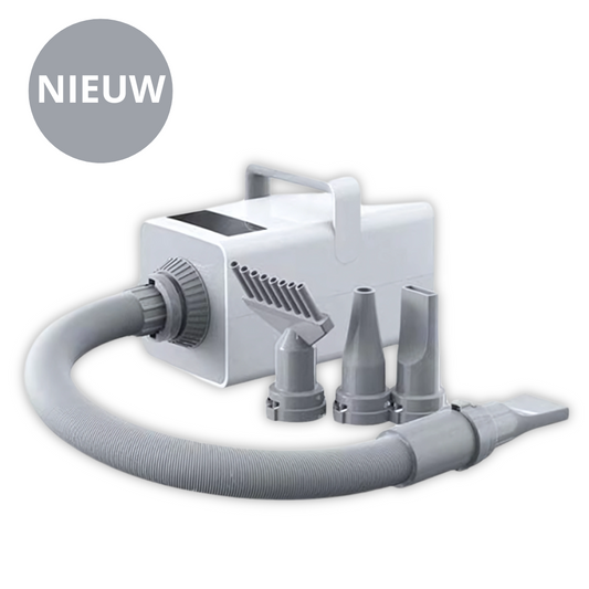 Livista Professionele Hondenföhn - Waterblazer voor Hond - met 4 Opzetstukken - Honden Droger - Stil Design - 3200W