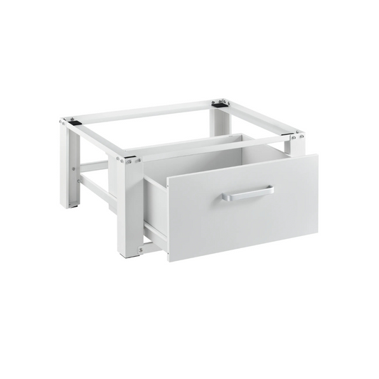 Livista Wasmachine onderkast met lades - Wasmachine kast - Opbergkast - Wasmachine onderkast - 62x57x32 cm - Wit