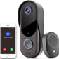Truskore Video deurbel met camera en wifi - Draadloos, beveiliging Video Intercom Draadloze, inclusief twee batterijen