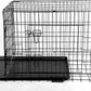Livista® - Metalen Hondenkennel XL – Inclusief PVC Lade – Met Handgrepen – 2 Deuren – Duurzaam en Praktisch – 107x76x68cm