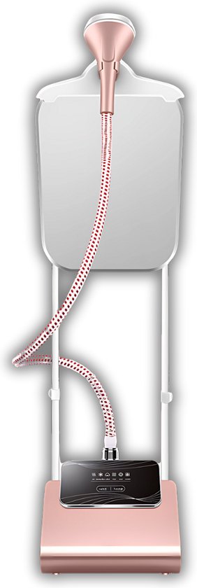 Livista Kledingstomer Met Strijkplank - 6 Standen - Stoomreiniger - Kleding Stomer - 2,5L Watercapaciteit - Stoomstrijkijzer - Handstomer - 1800Watt - Wit/Roze