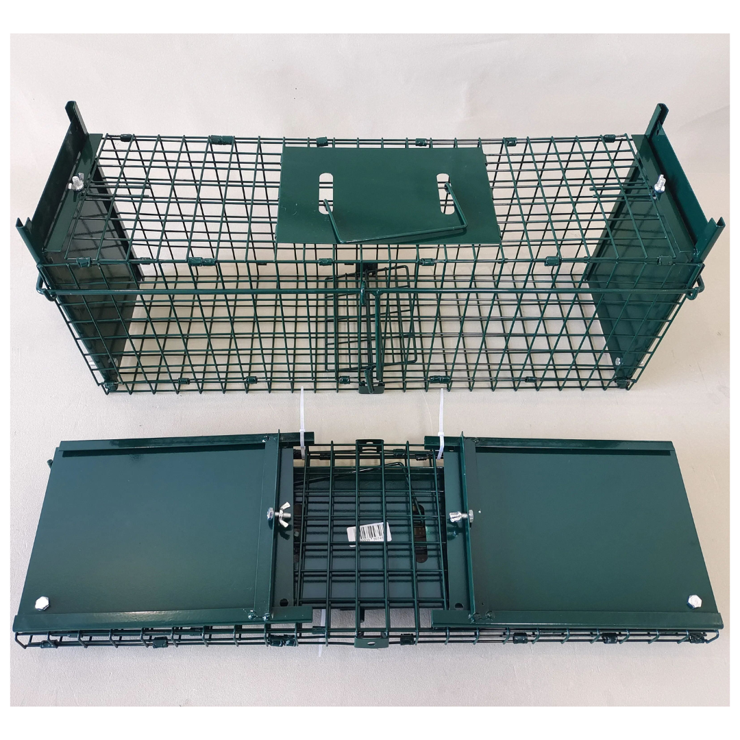 Livista Dierenvalkooi - Voor ratten, muizen en kleine dieren - Eenvoudig te installeren en te gebruiken - 62x24x21cm - Groen