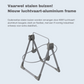 Livista® - Elektrische Wipstoel voor Baby's - BabySchommelstoel - Baby Swing - 5 Verstelbare Schommelniveaus - 3 Timerinstellingen - Intelligente Dubbele Bediening