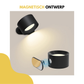 Livista Oplaadbaar Wandlamp – 2 Stuks – Draadloos Nachtlampje – Touch & Afstandsbediening – 3 Kleurtemperaturen – Dimbaar – USB – Zwart