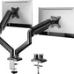 Truskore Dubbele Monitor arm - Monitor Beugel voor 13-32 Inch - Verstelbaar - Universeel - Zwart