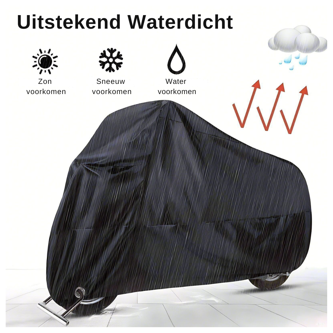 Livista® - Waterdichte en Verstevigde Bakfiets/Motorhoes – Stormbestendige Bescherming – Geschikt voor 1 of 2 Voertuigen – Dikke en Duurzame Ontwerp – Inclusief Opbergtas