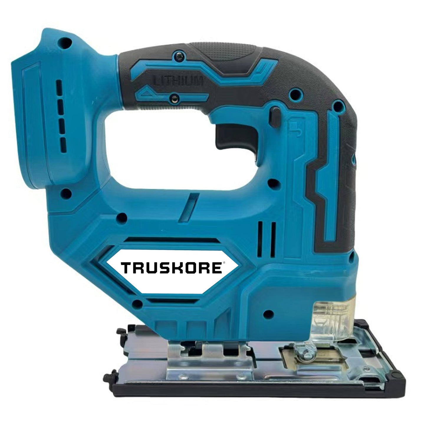 TRUSKORE 21V Accu Decoupeerzaag – Incl. 2x Accu & Oplader – 5 Zaagbladen – Variabele Snelheid – Draadloos & Ergonomisch - Zaagdiepte 65 mm - Voor Hout, Metaal & Kunststof