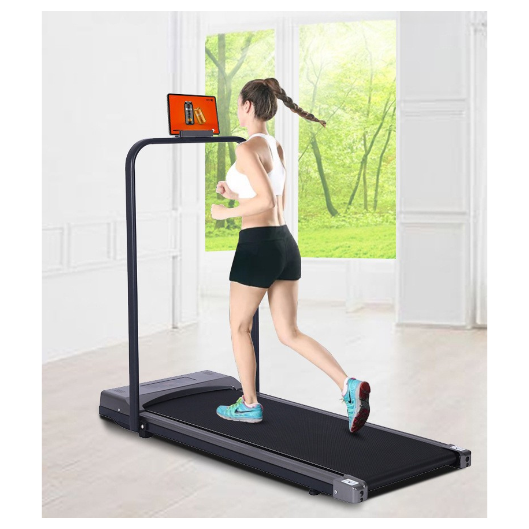 Livista Inklapbare Loopband – 1-8 km/h – Hometrainer voor Thuis – Wandel- & Hardloopband – LED Display – met Afstandsbediening – Compact & Stil