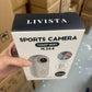 Livista Mini Action Camera 4k - Body camera - Fiets , Ski & Voetbal Camera - Handsfree POV Camera - Compacte Sportcamera - Met Live App-View – WiFi camera - Zwart