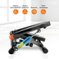 Livista Mini Stepper – Compacte Fitness Stepper voor Thuis – met Weerstandsbanden & LCD-scherm – Full Body Workout – Stil & Hoge Weerstand – Belastbaar tot 130KG