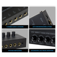 Livista Audio Versterker 4 Kanaals – Hoofdtelefoonversterker – Audio Splitter 4 Weg – 6,35 mm Jack – Microfoon & Instrument Versterker – Studio Audio Hub