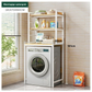 Livista® Wasmachine Kast - 3-Laags Opslagrek - Ruimtebesparende Wasruimte Organizer - 181x60x70 CM - Wit