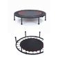 Livista Fitness Trampoline – Ø122 cm – Verstelbare Handgreep – Antislip Zuignappen – Krachtige Veren – Max. 200 kg – Voor Binnen & Buiten – Zwart/Rood