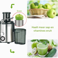Livista® High-Speed Juicer – 2 Snelheidsstanden – Grote Invoeropening – Ultrafijn Filter – 1,8L Pulpcollector – Vers Fruit- en Groentesap