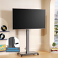 Livista  Verrijdbare TV Standaard – 90° Draaibaar – Horizontaal & Verticaal – Geschikt voor 26-60 Inch – Mobiele TV Vloerstandaard – In Hoogte Verstelbaar met Handslinger – Max. 70 kg – Met Remwielen