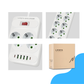Livista Stekkerdoos – met Schakelaar 16-voudig – 2 Meter Verlengsnoer – 2500W– USB & USB-C – Overspanningsbeveiliging – Wit