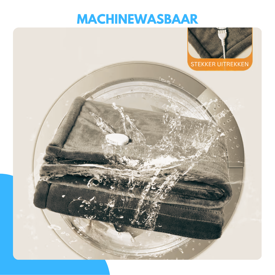 Livista Elektrische Deken – 1 Persoons Deken – met 3-standen timer – 10 warmtestanden – 180x130 cm – Oververhittingsbeveiliging – Wasmachinebestendig – Lichtbruin