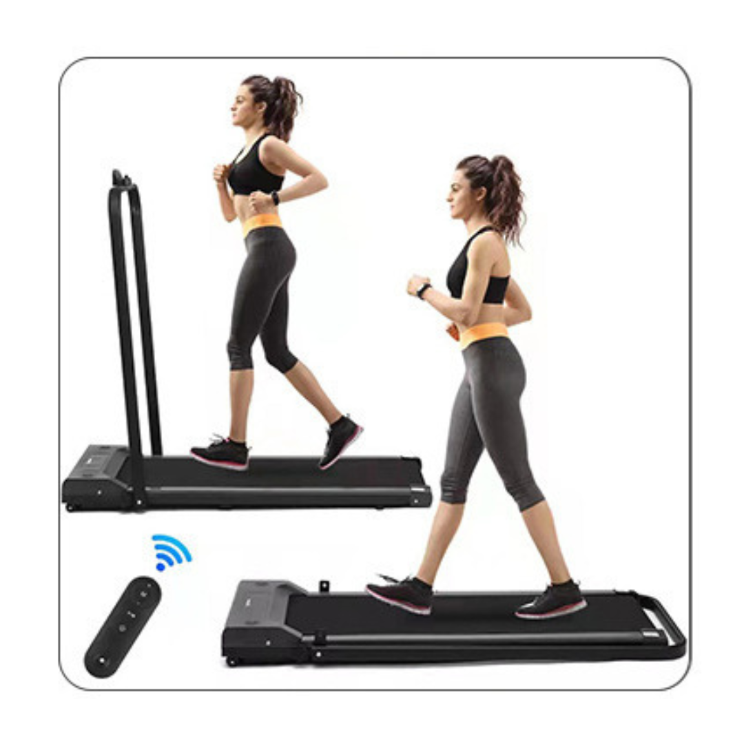 Livista Inklapbare Loopband – 1-8 km/h – Hometrainer voor Thuis – Wandel- & Hardloopband – LED Display – met Afstandsbediening – Compact & Stil