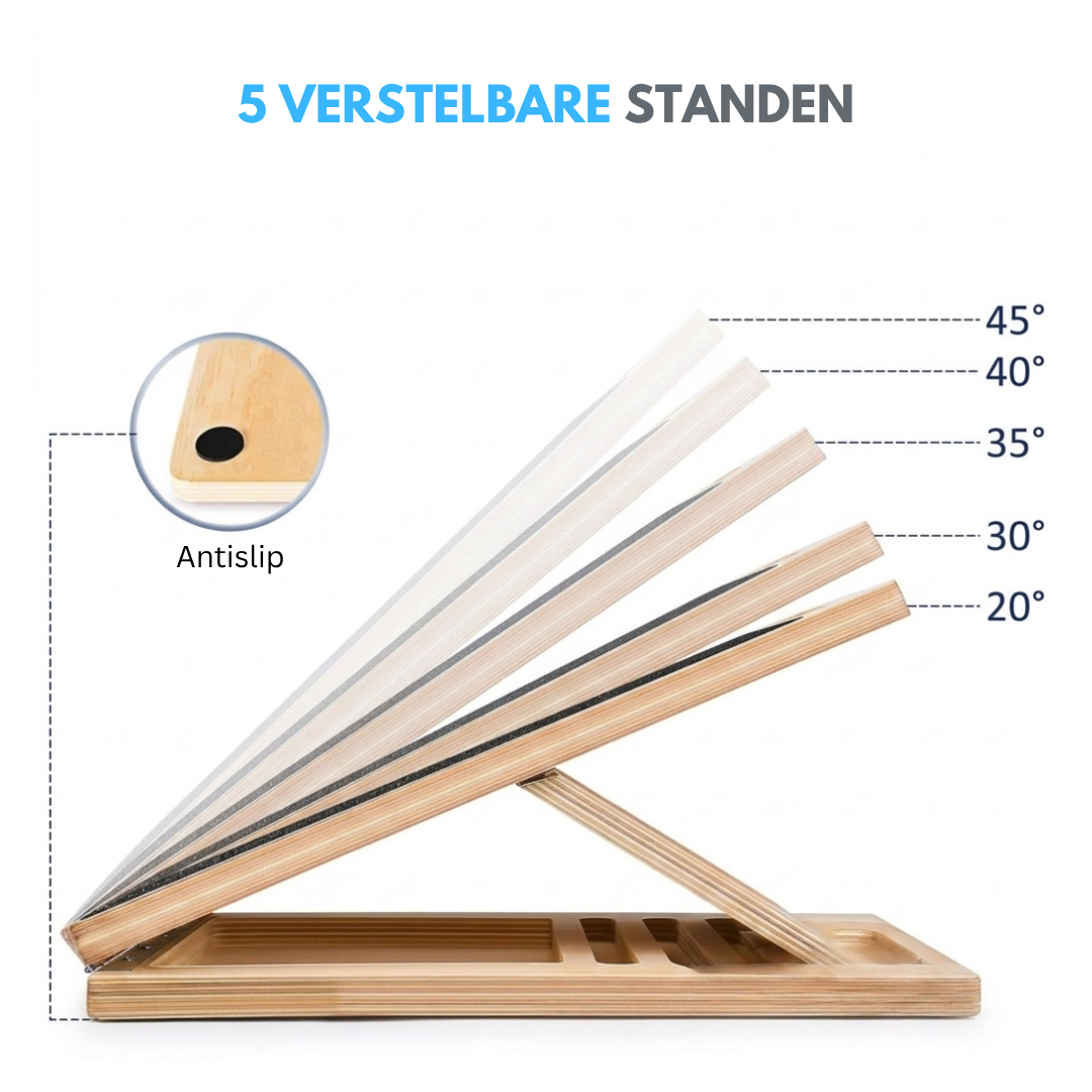 Livista Stretch Board – Verstelbare Slant Board – 5 Hoeken – voor Kuiten, Achillespees & Mobiliteit – Antislip Design