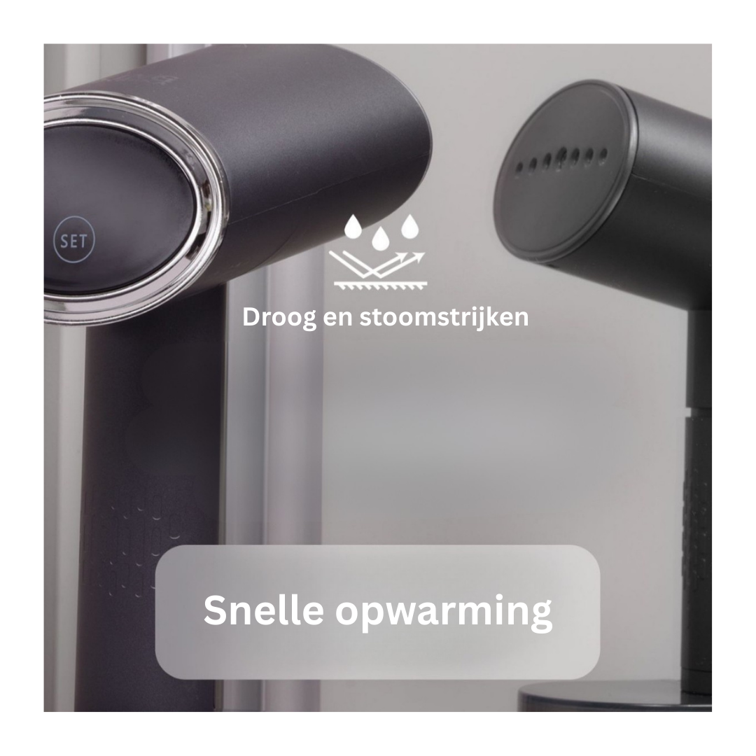 Livista Handstoomstrijker – LCD-display – 260 ml waterreservoir – 2000W – 3 strijkstanden – Geschikt voor verschillende textielsoorten – Zwart