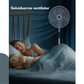 Livista Statiefventilator - Met Afstandsbediening - Staande Ventilator - 112 cm Hoog - 8 Snelheden - Timer - 90° Oscillerend - 40° Kantelbaar - Wit