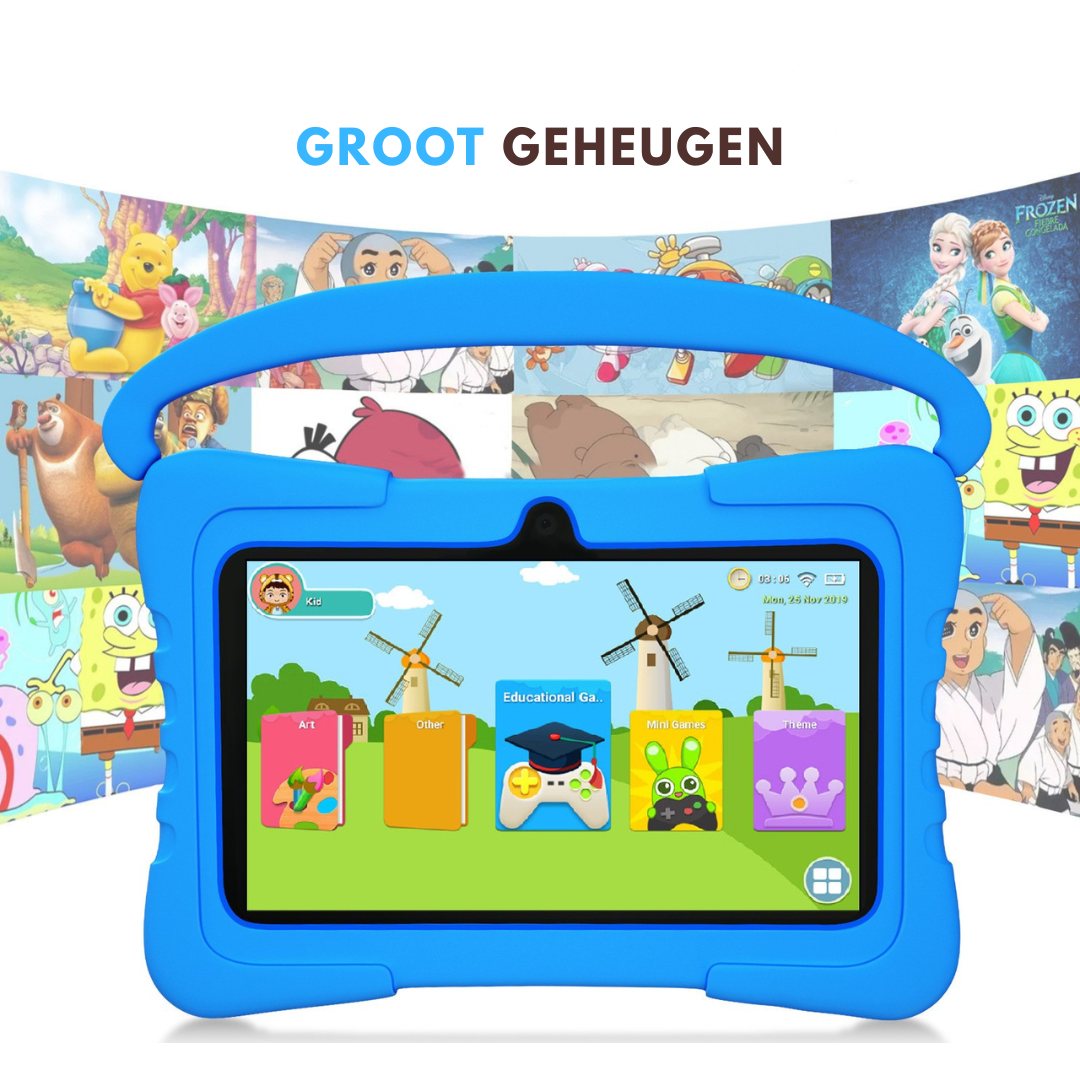 Livista Kindertablet – 32GB – 4000 mAh Batterij – 7 Inch – Educatieve Spelletjes – Ouderlijk Toezicht