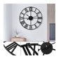 Livista® - Wandklok van Hoge Kwaliteit – Industriële Stijl – Moderne Klok – Stille Uurwerk – Diameter 40 cm – Metaal – Zwart