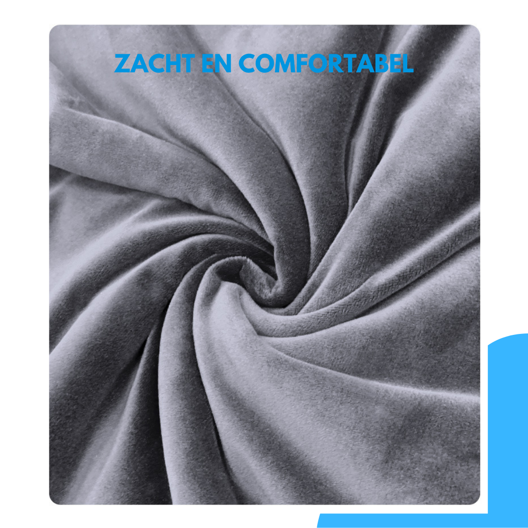 Livista Elektrische Deken – 1 Persoons Deken – met 3-standen timer – 10 warmtestanden – 180x130 cm – Oververhittingsbeveiliging – Wasmachinebestendig – Grijs