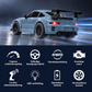 Livista Bestuurbare Auto - Snelle RC Drift Auto 1:24 – Drift Raceauto met 4WD – Afstandsbestuurbare Auto – 20 km/h – LED Verlichting – 3 Oplaadbare Accu’s – Driftbanden – Grijsblauw