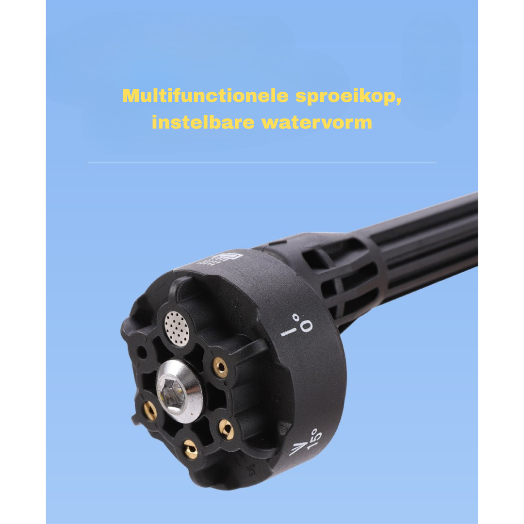 Truskore Hogedrukreiniger - Draadloze Hogedrukreiniger - Hogedrukspuit Auto & Terras - 2x 1500 mAh Accu - Met Opbergkoffer - Compact & Krachtig