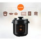 Livista snelkookpan – Multicooker – 6L – 1000W – Anti-aanbak – 3 Texturen, – Alles-in-één Koken
