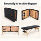 Livista® Multifunctioneel Massagetafel - Opvouwbaar - Poten van beukenhout - Hoogwaardig schuim - In hoogte verstelbaar (62-83 cm) - Draagvermogen 250 kg - Schoonheidsbed - Inclusief opbergtas