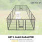 Livista Puppyren - Hondenren - Hondenbench - 8 kennelpanelen - 80 x 60 cm Ø 420 cm - Staal