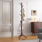 Livista Kapstok Staand – Houten Kapstok – met 8 Haken – Beukenhout – 175 cm – Bruin
