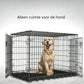 Livista® - Metalen Hondenkennel XL – Inclusief PVC Lade – Met Handgrepen – 2 Deuren – Duurzaam en Praktisch – 107x76x68cm