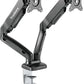 Truskore Dubbele Monitor arm - Monitor Beugel voor 13-32 Inch - Verstelbaar - Universeel - Zwart