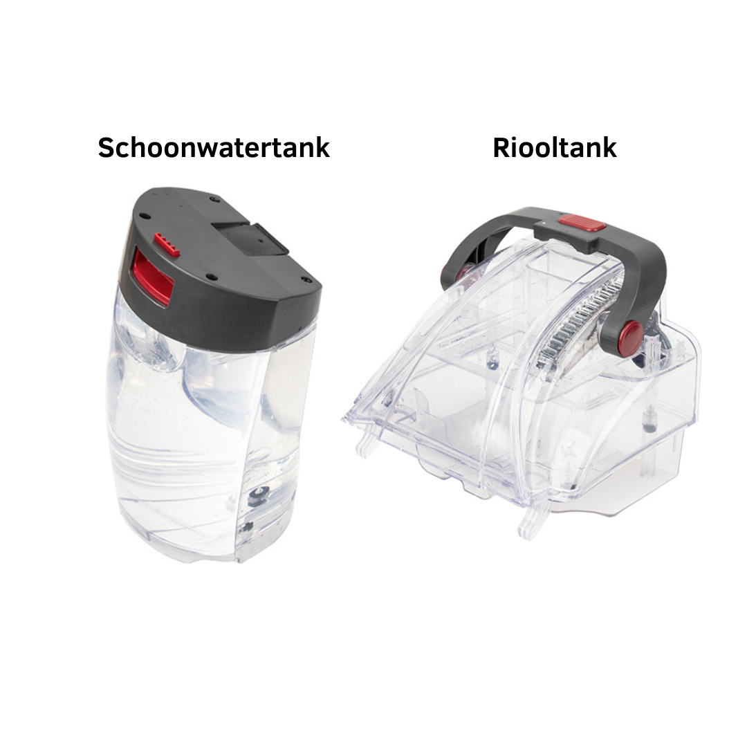 Livista® Tapijtreiniger – 3-in-1 Veeg-, Zuig- & Dweilfunctie – 500W – Grote Watertanks – 5m Snoer – Voor Tapijt, Bank & Vloer