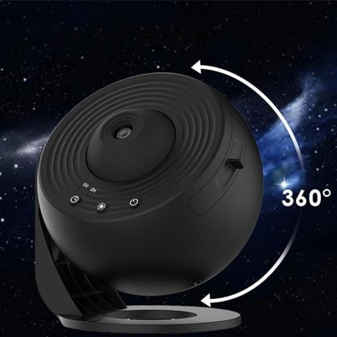 Livista® Wereld Sterrenhemel Projectielamp - 13 Astronomische Filmkaarten - Projecteert tot 26㎡ - Creatieve Nachtlamp - Verjaardagscadeau en Sfeerlamp - Sfeervolle Decoratie voor Slaapkamer - Zwart