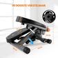 Livista Mini Stepper – Compacte Fitness Stepper voor Thuis – met Weerstandsbanden & LCD-scherm – Full Body Workout – Stil & Hoge Weerstand – Belastbaar tot 130KG