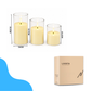 Livista LED Kaarsen – 6 Stuks – Elektrische Kaarsen met Afstandsbediening – Timer – Dimbaar – 3 Formaten