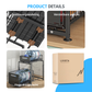Livista Uittrekbare Organizer – In hoogte verstelbaar – 2-laags Opbergrek – voor Keuken, Badkamer & Kast – Max. 10 kg – Gladde Glijdende Lades – Antislip – Zwart