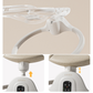 Livista Elektrische Wipstoel Baby – Babywipstoel – Met Afstandsbediening – 5 Schommelstanden – 3 Verstelbare Rugstanden – Timer – Baby Schommelstoel – LED Touchpaneel – Met Muskietennet – Lichtbruin