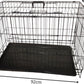 Livista® - Metalen Hondenkennel L – Inclusief PVC Lade – Met Handgrepen – 2 Deuren – Duurzaam en Praktisch – 92x63x57cm