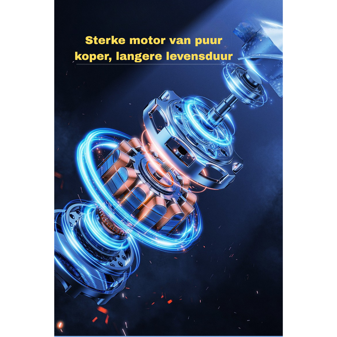 Truskore Hogedrukreiniger - Draadloze Hogedrukreiniger - Hogedrukspuit Auto & Terras - 2x 1500 mAh Accu - Met Opbergkoffer - Compact & Krachtig