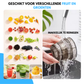 Livista Sapcentrifuge – High-Speed Juicer – Met 97% Sapopbrengst – 7 cm Vulopening – Krachtige Sapcentrifuge – Automatische Pulp Scheiding – Voor Fruit en Groenten