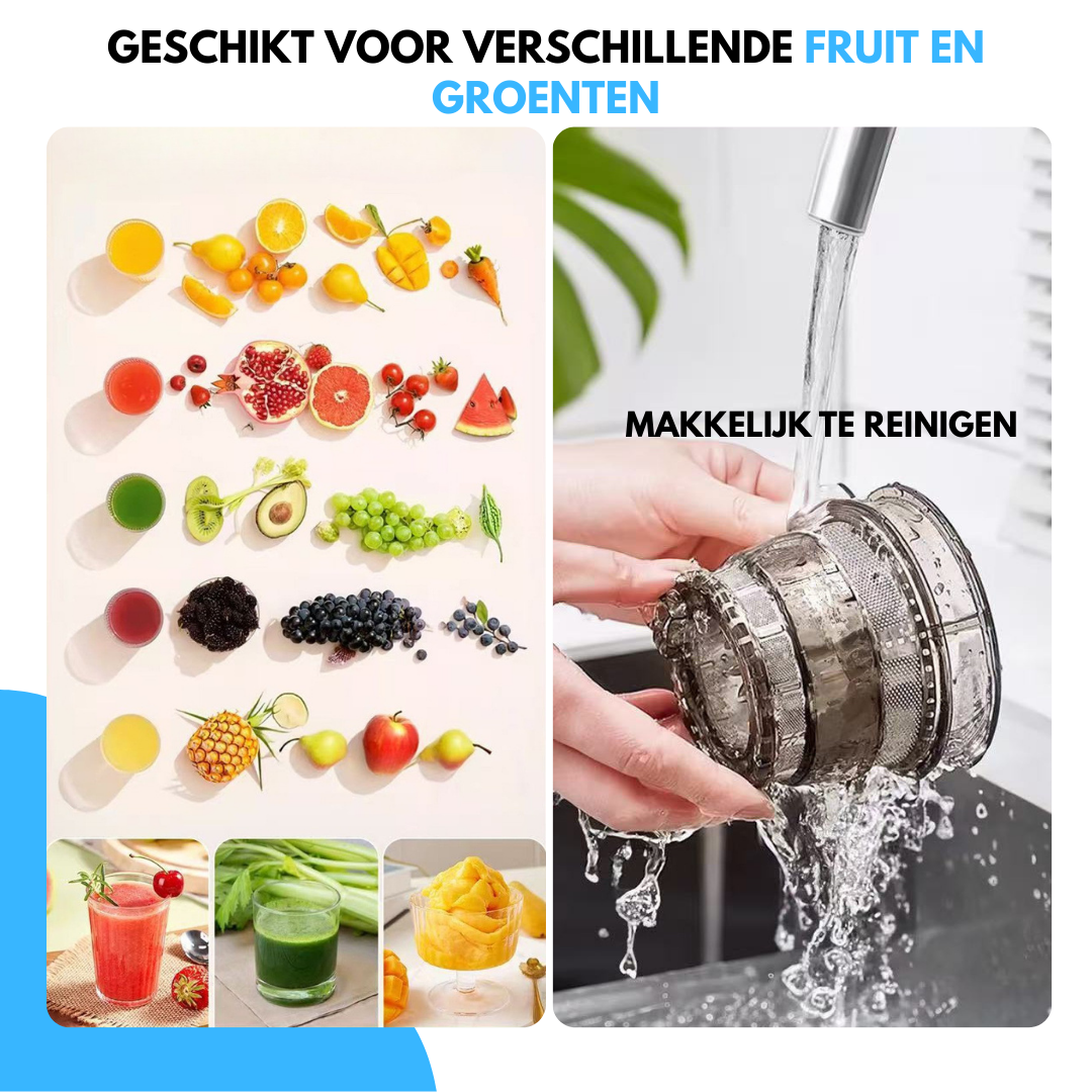 Livista Sapcentrifuge – High-Speed Juicer – Met 97% Sapopbrengst – 7 cm Vulopening – Krachtige Sapcentrifuge – Automatische Pulp Scheiding – Voor Fruit en Groenten